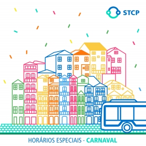 STCP COM HORÁRIOS ESPECIAIS NO PERÍODO DE CARNAVAL