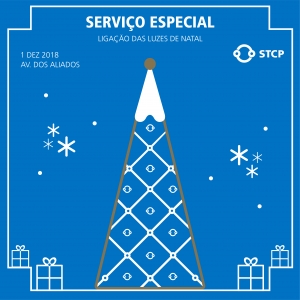 Ligação das Luzes de Natal - Serviço Especial