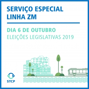 Vá votar de transporte público com a STCP