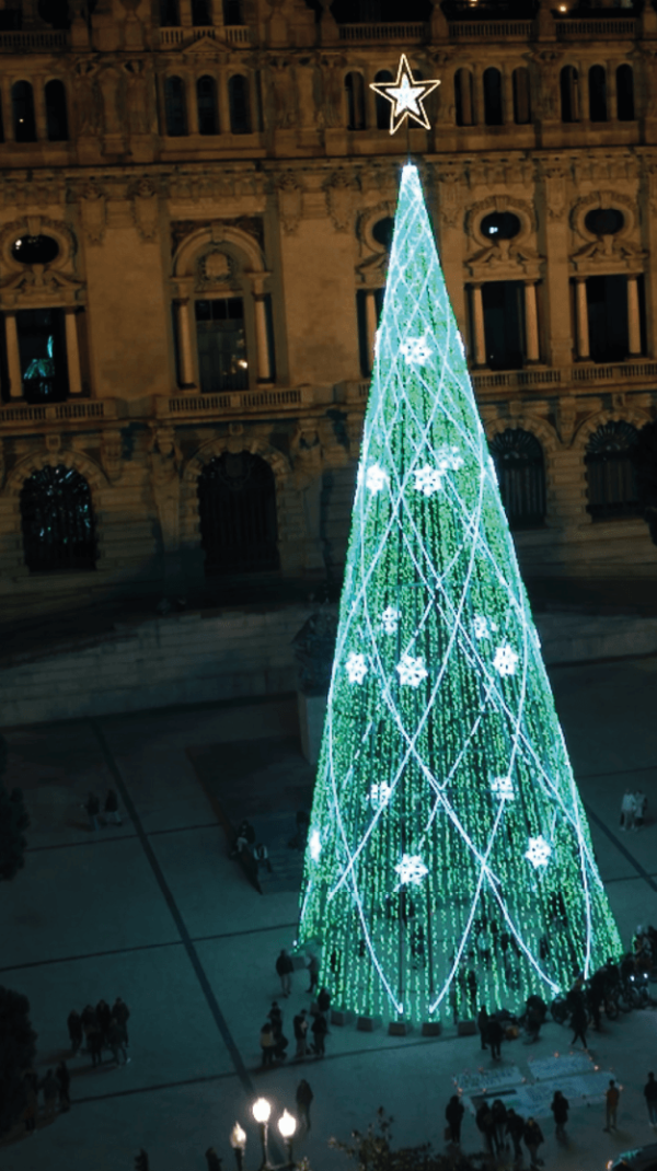 luzes de natal porto